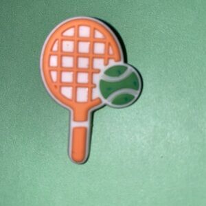 (10 for $15) Tennis racket & Ball Sport USTA 🎾 Croc Shoe Charms